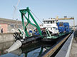 Special dredges with dewatering machines